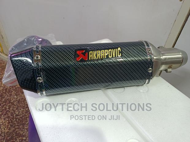 Motor Cycle Exhaust Pipe. Akropovic From 150 Cc and Above