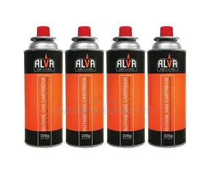 Alva Butane Gas Canister 220g Each