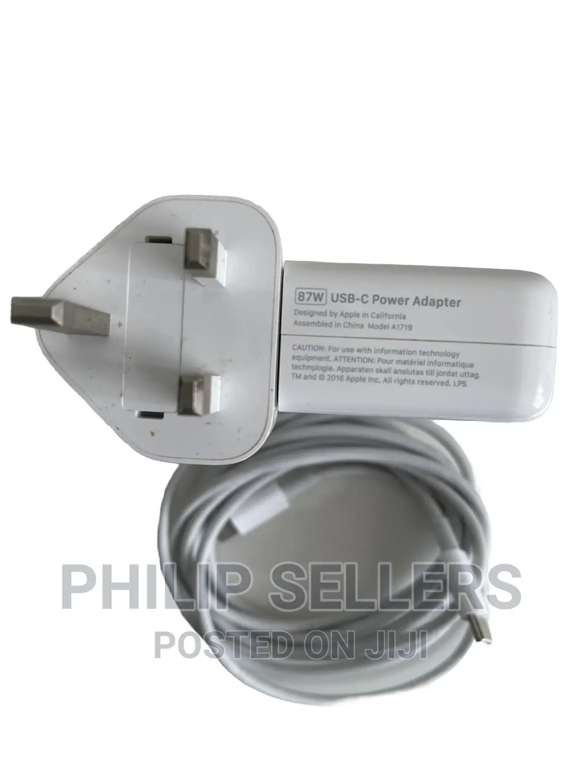 Apple 87W USB-C Macbook Pro Air Power Adapter Charger With