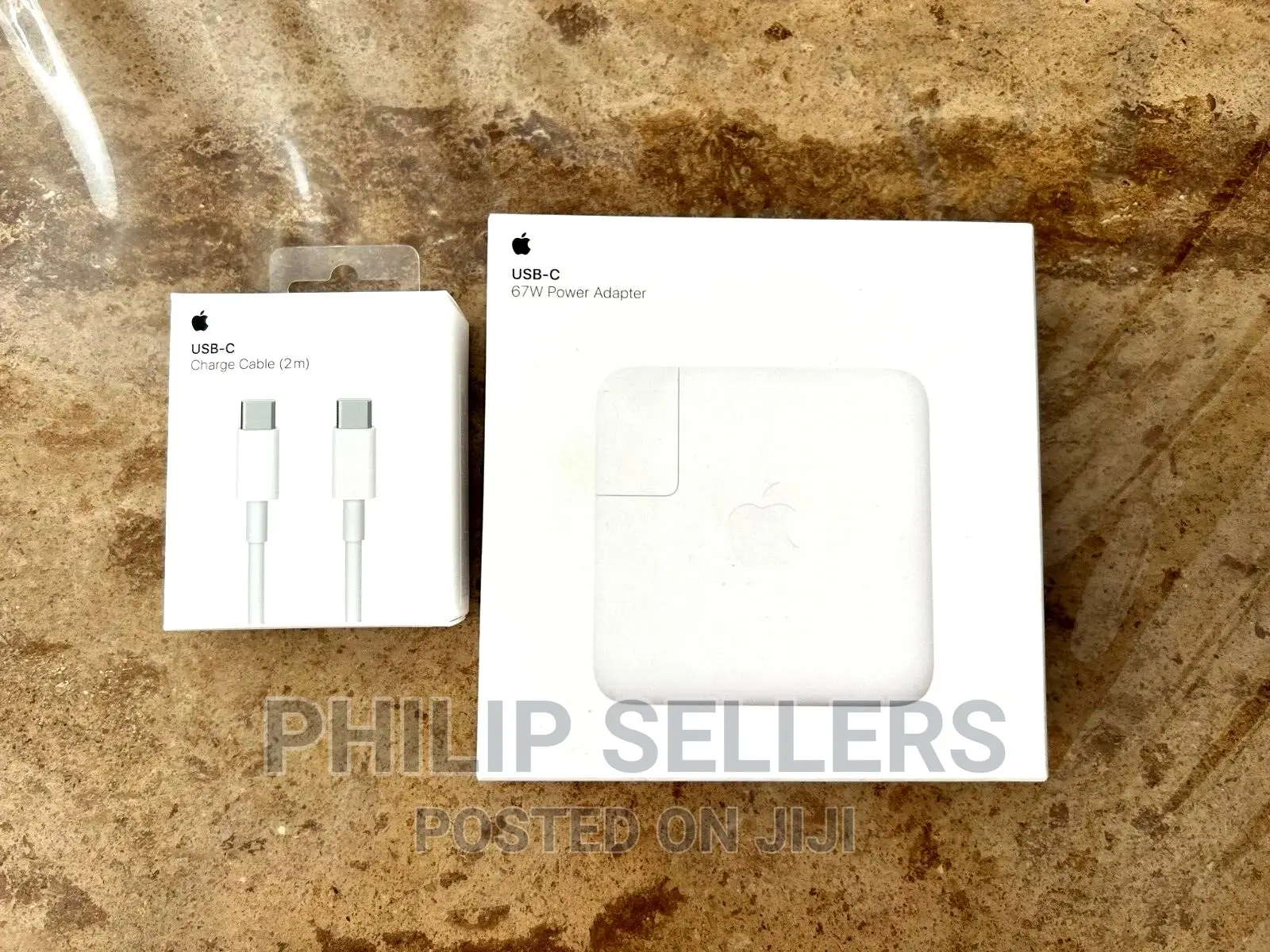 Genuine Apple 67W USB-C Power Adapter and 2 M Charging Cable