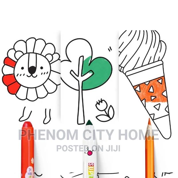 4 PCS Kids Colouring Roll - thumbnail 4