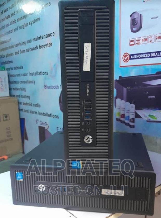 >Hp Prodesk Core I5 4th Gen Desktop Cpu 4GB RAM 500GB Drive