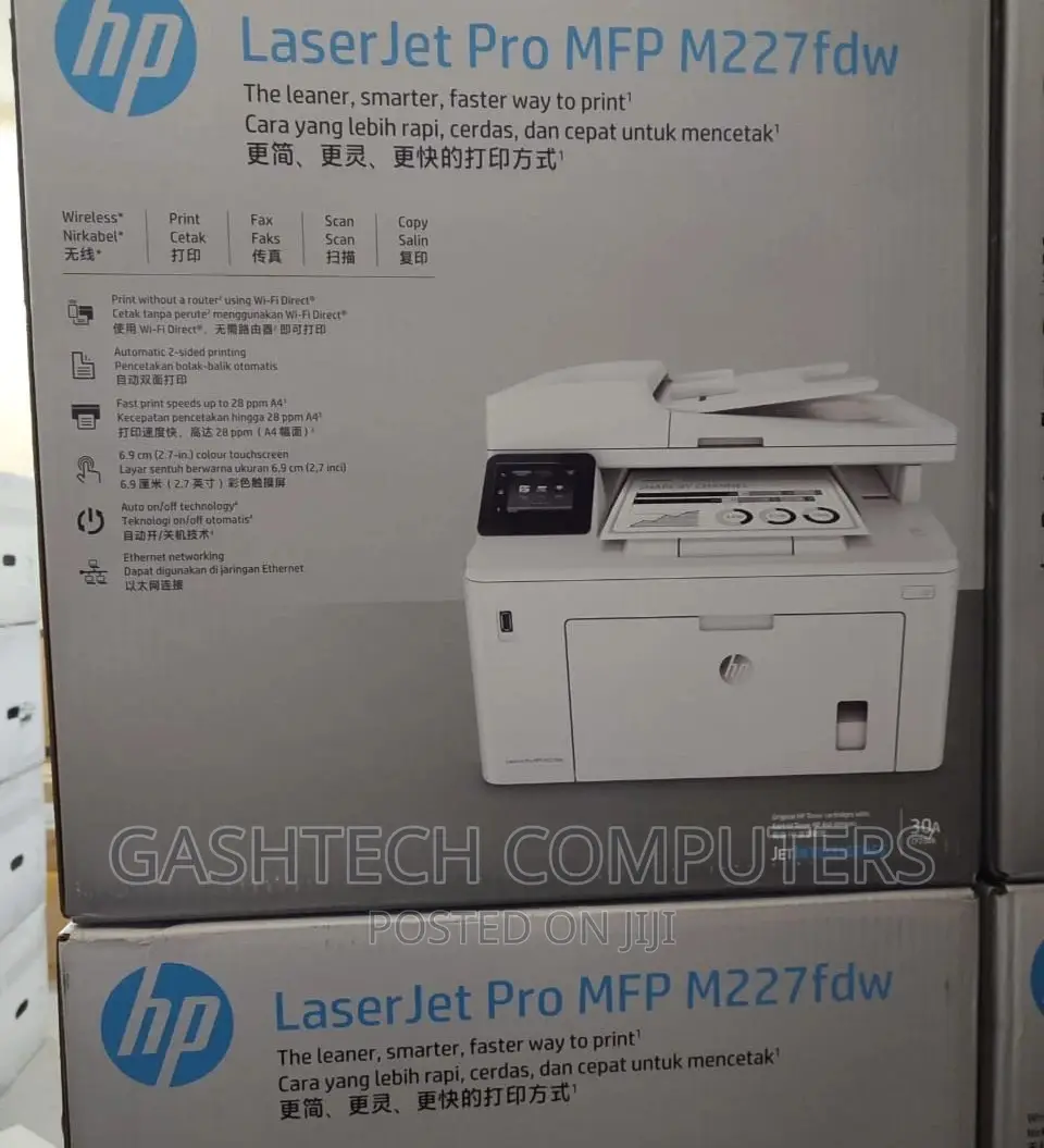 HP Laser Jet Pro MFP M227fdw Printer Print Copy Scan Fax