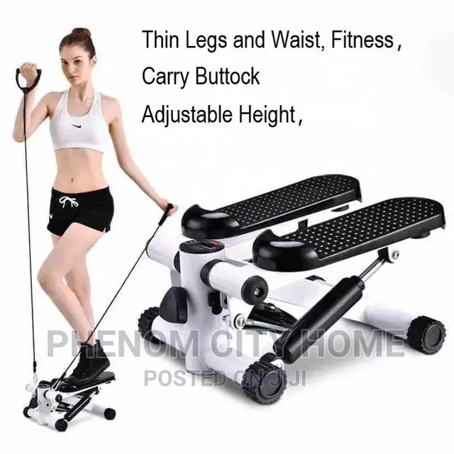 Mini Stepper With Resistance Bands