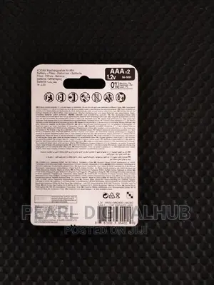 Kodak AAA 2 Pack Rechargeable Batteries