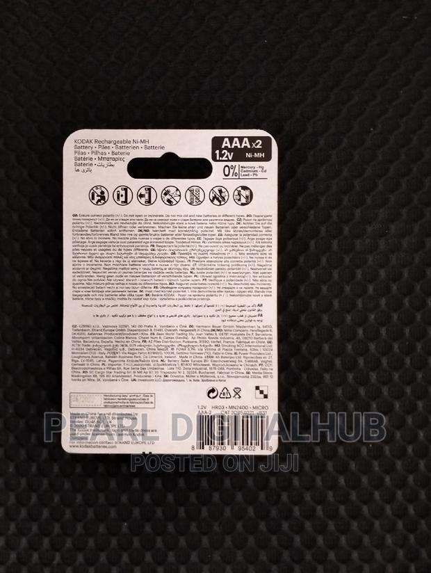 Kodak AAA 2 Pack Rechargeable Batteries - thumbnail 2