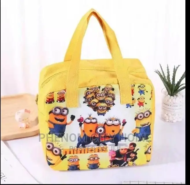 Kids Cartoon Themed Lunch Bags