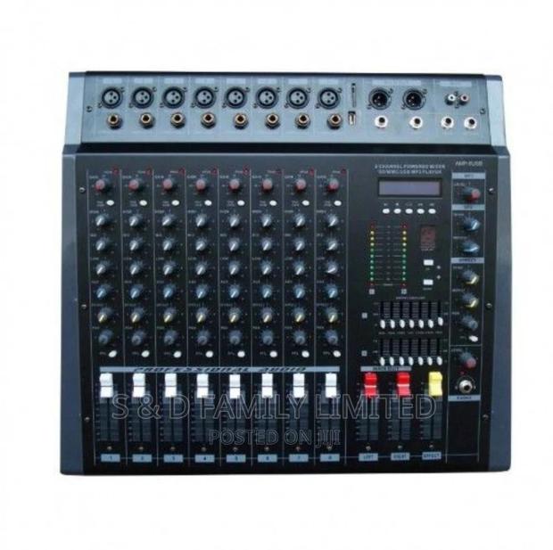 8 Channels Max Powered Mixer PMX808