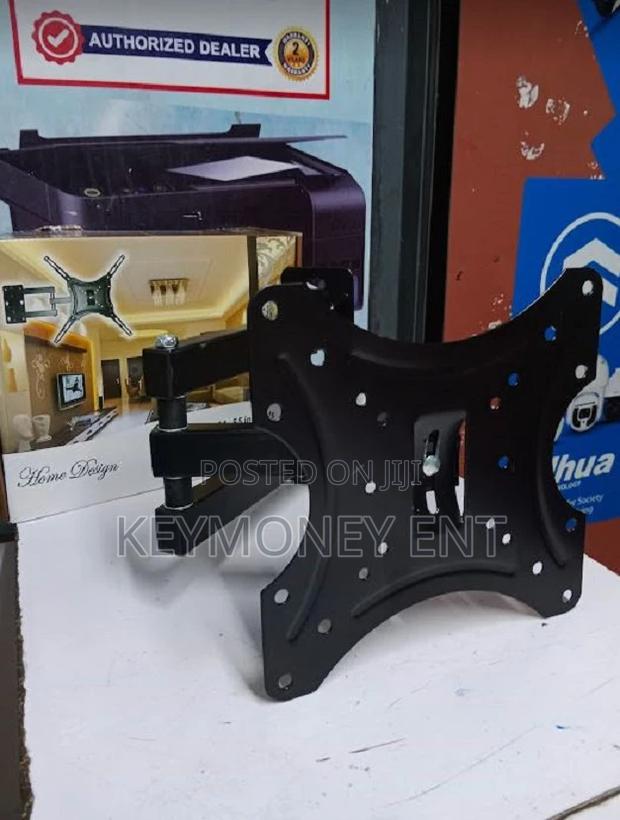 <14"-55" Full Motion TV Wall Mount Swivel><