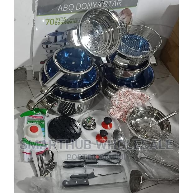 70pcs Cookware Available