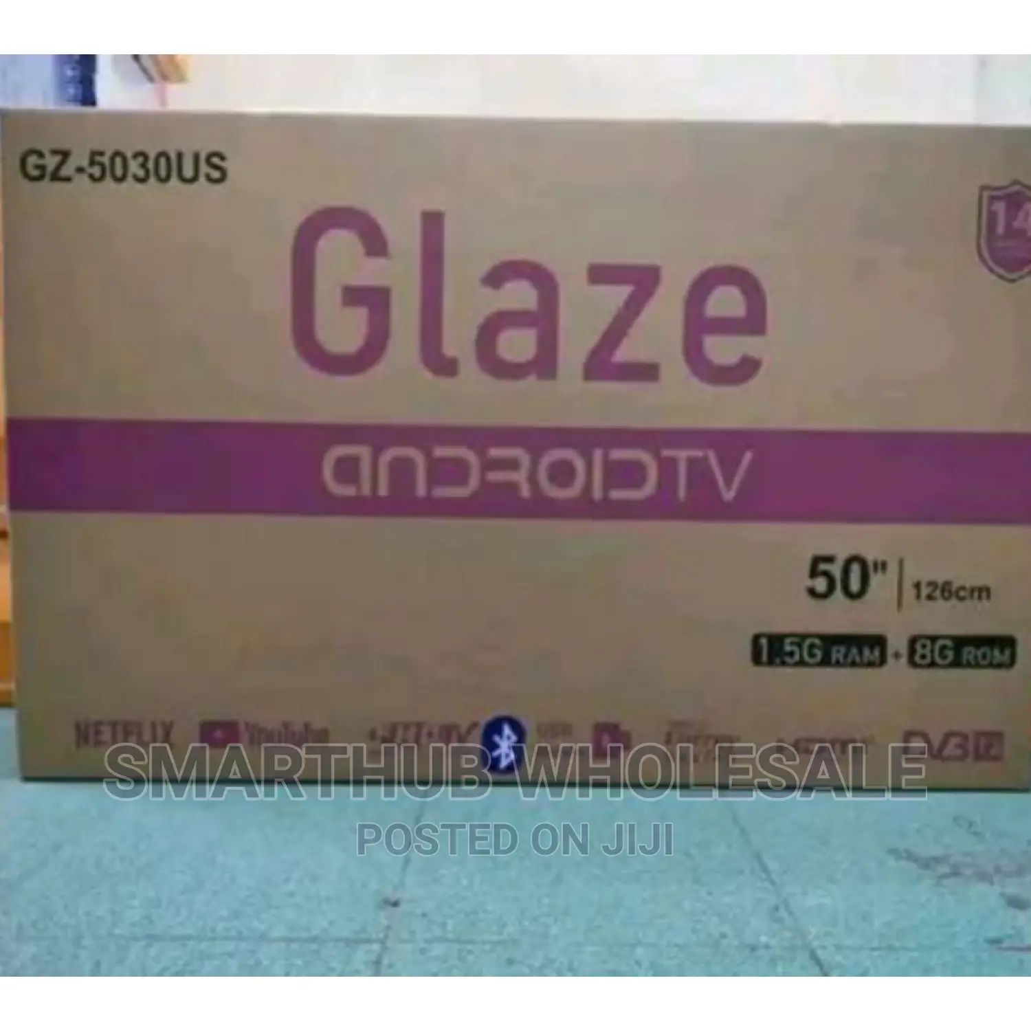 Glaze 50 " Inch Smart Android,Frameles Ultra HD TV