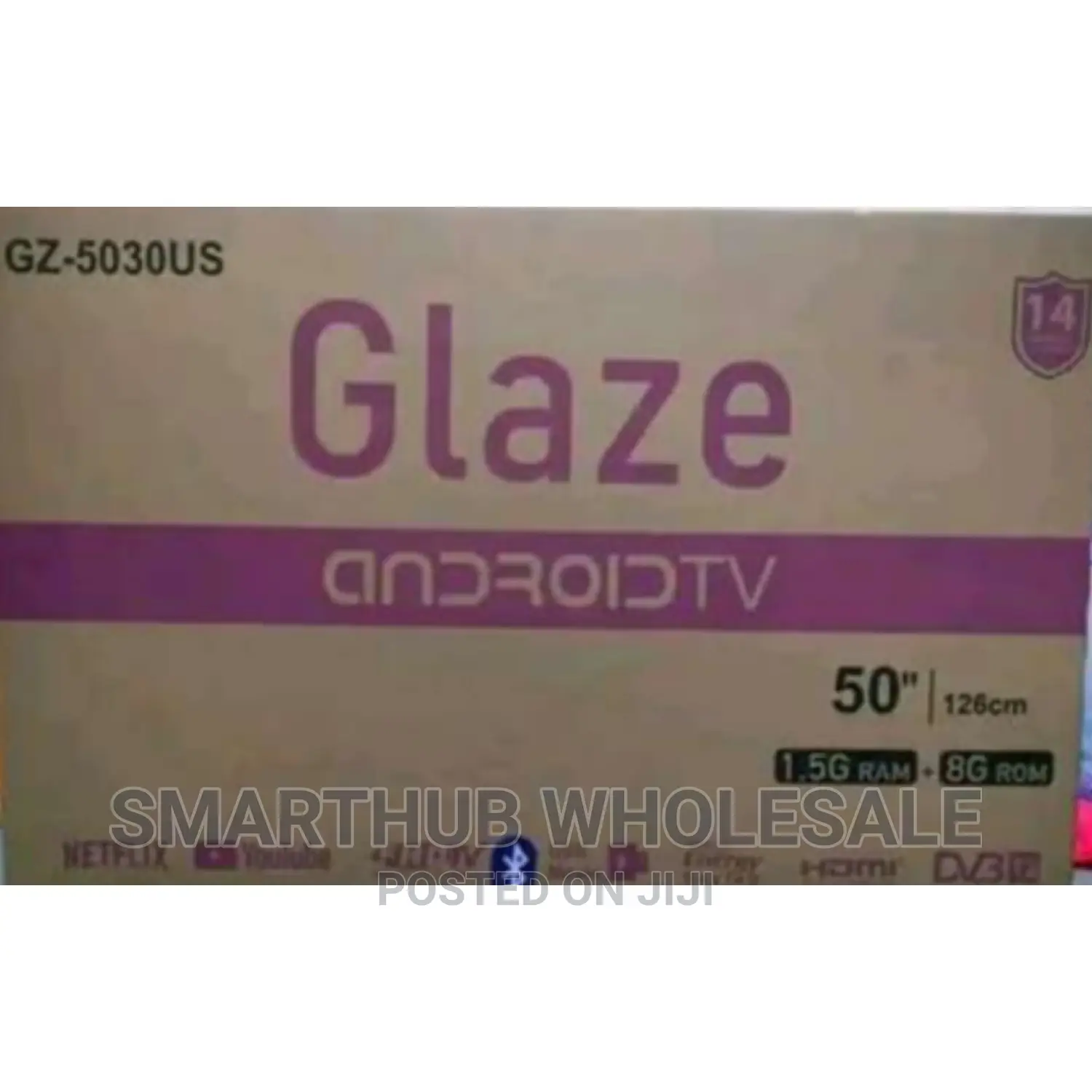 Glaze 50 " Inch Smart Android,Frameles Ultra HD TV