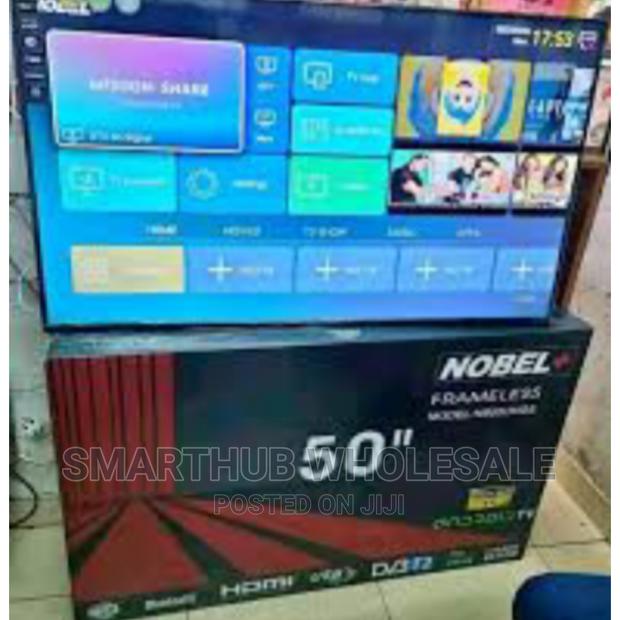 Nobel 50” Frameless Ultra HD Android Tv, Netflix, - thumbnail 2