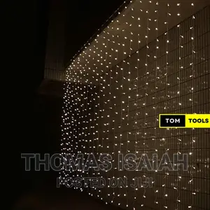 USB LED Fairy Curtain Lights 3m X 3m, Warm White