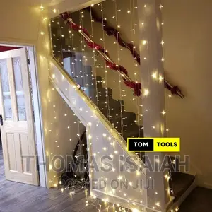 USB LED Fairy Curtain Lights 3m X 3m, Warm White