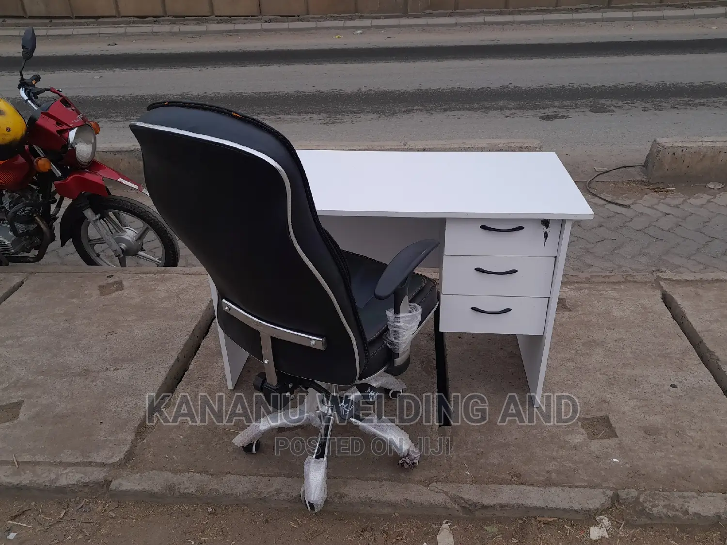Office Desk and Office Chair