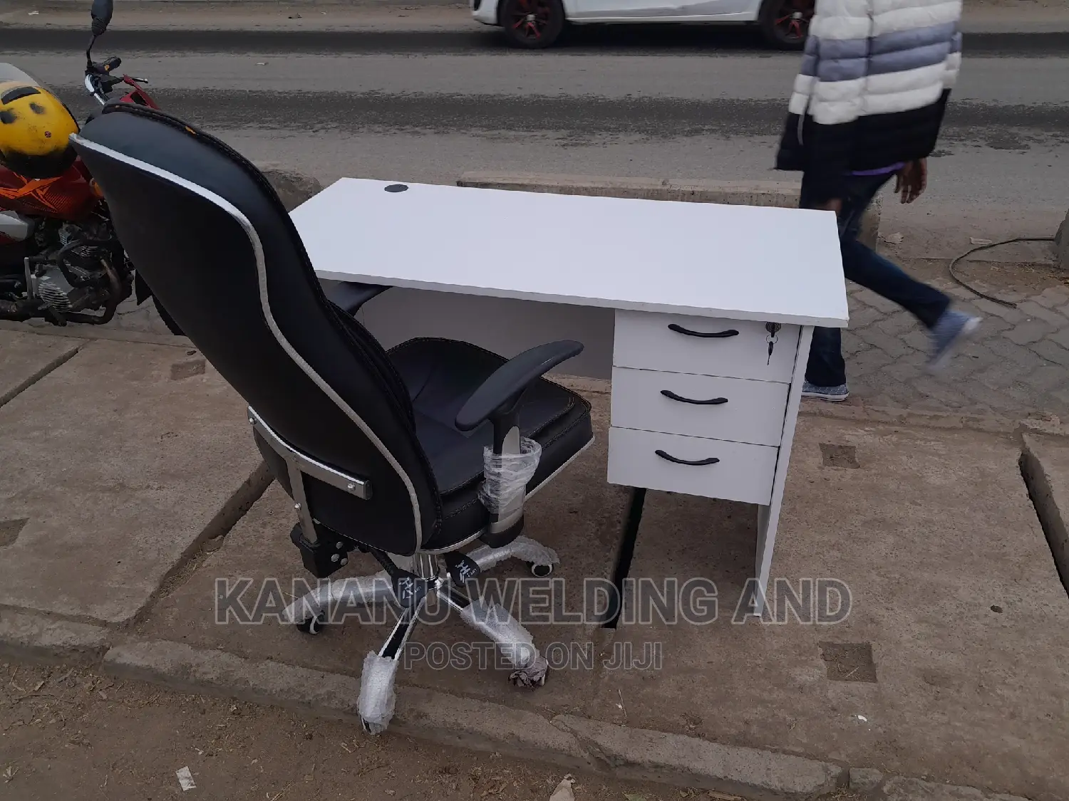 Office Desk and Office Chair