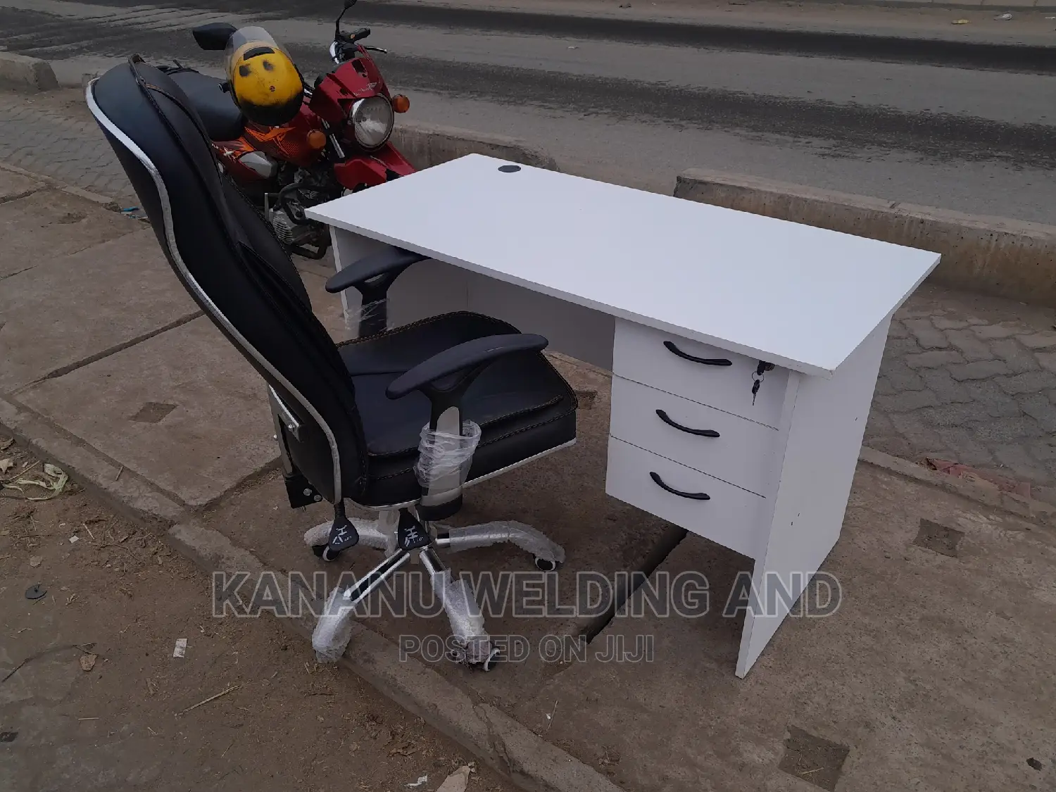 Office Desk and Office Chair