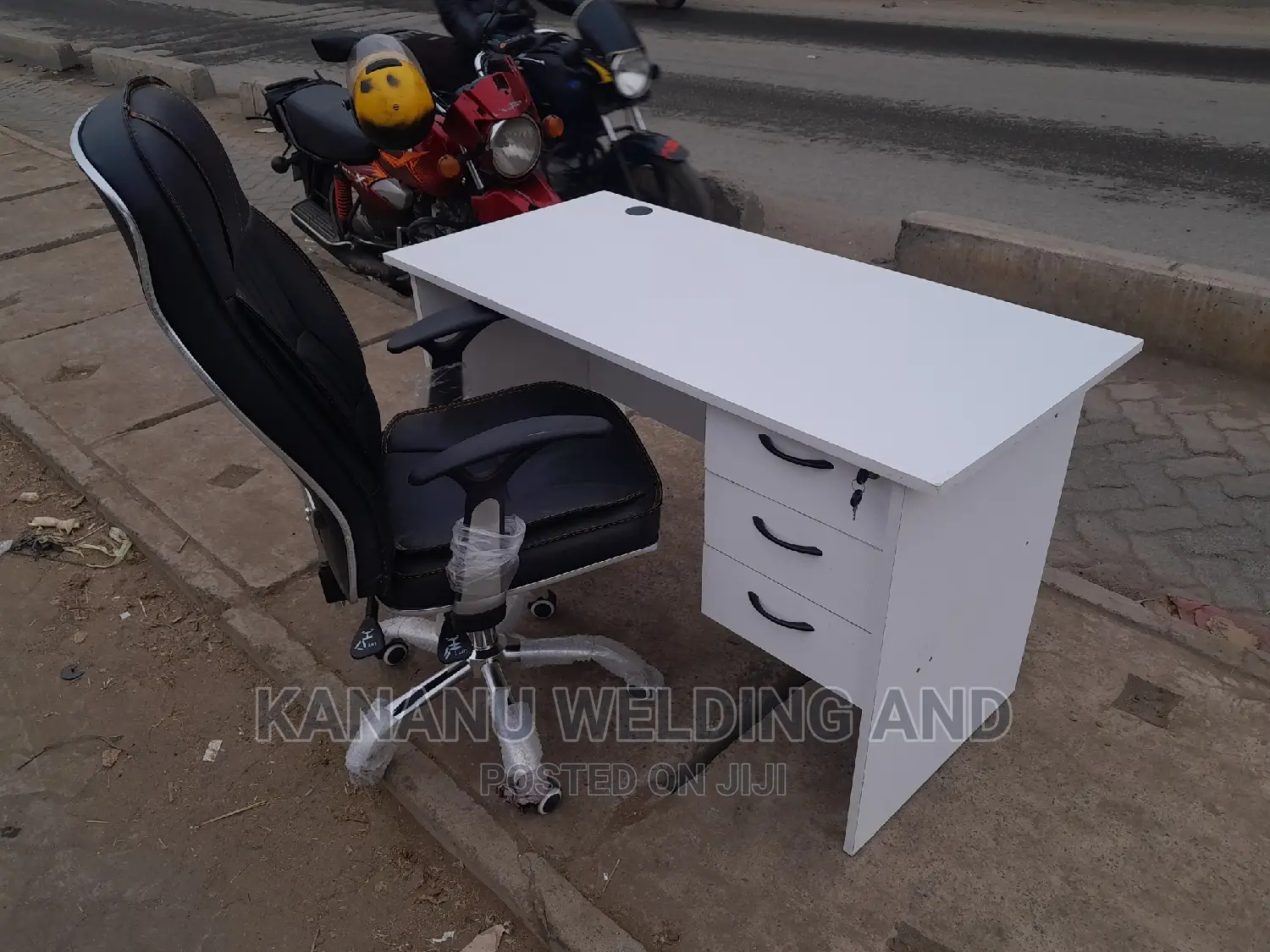 Office Desk and Office Chair
