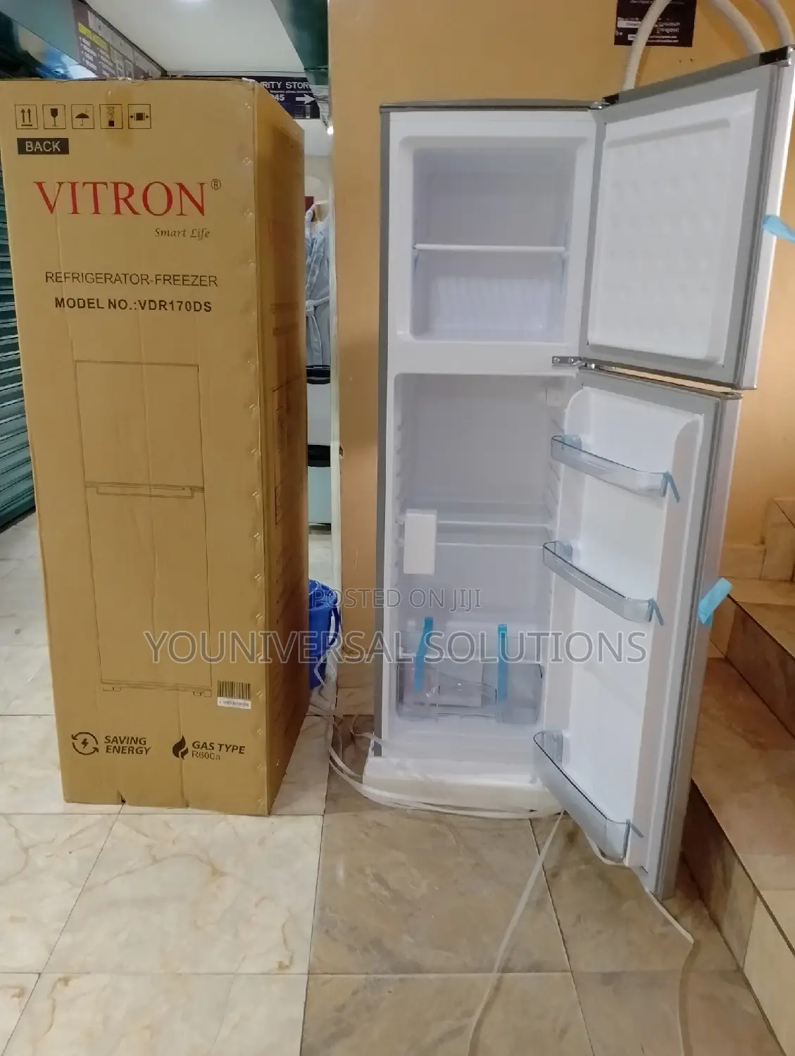 Vitron Double Door Refrigerator 170 Litres