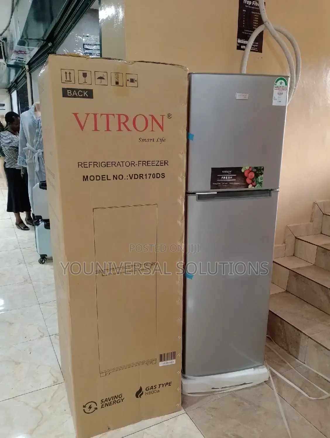 Vitron 170 Litres Fridge Double Door