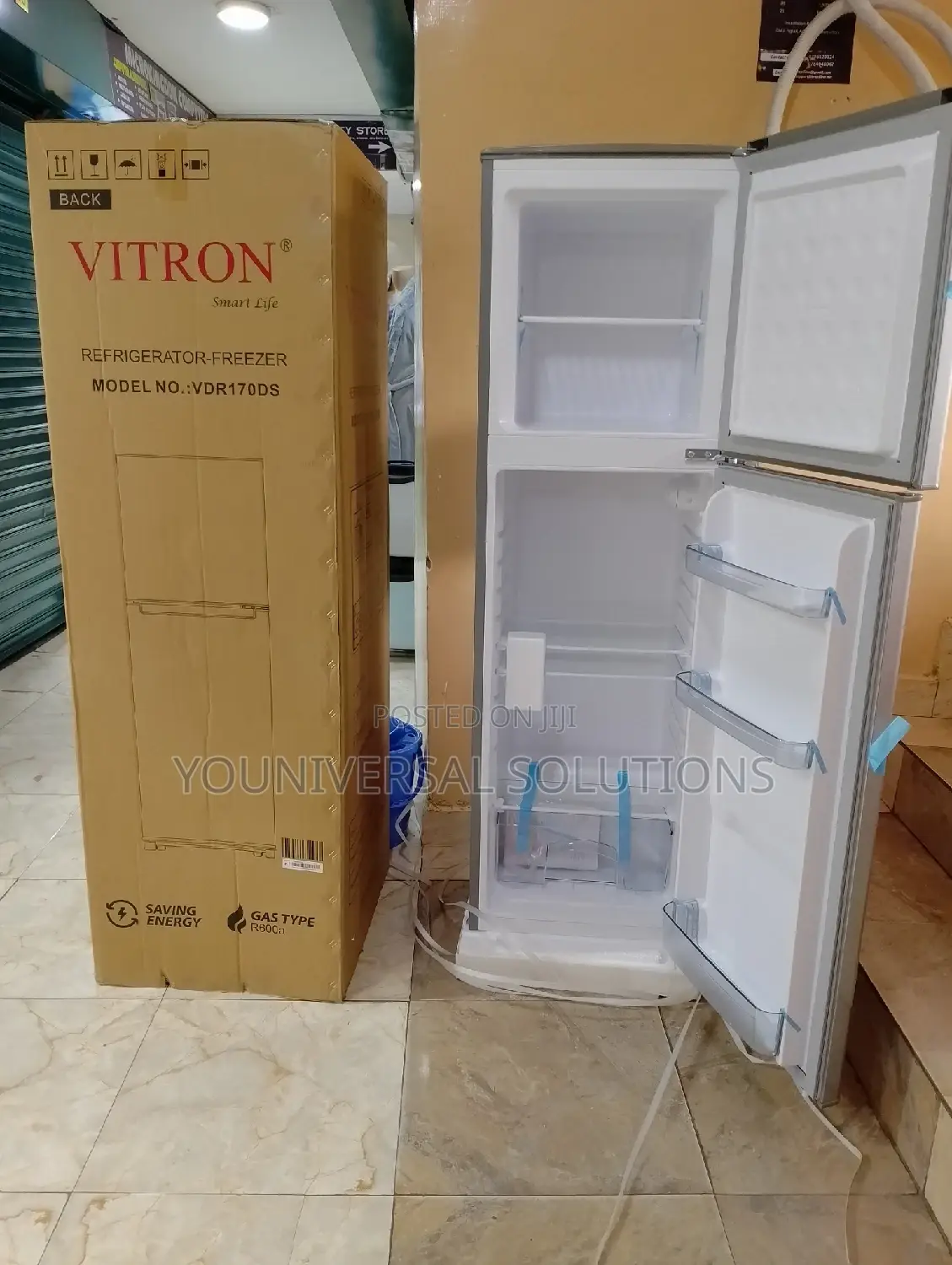 Vitron 170 Litres Fridge Double Door