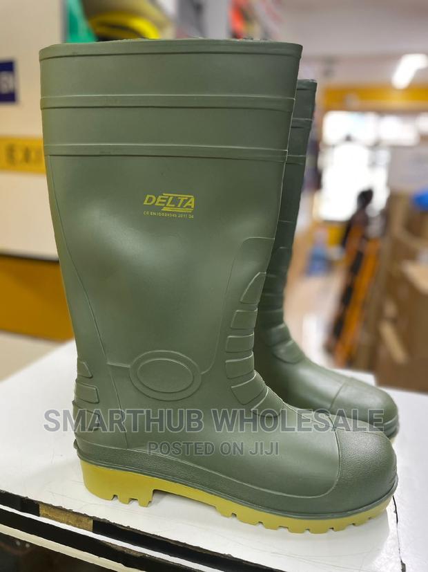 Slip Resistant Safety Steel Toe Gumboots Delta