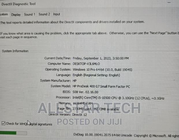 Desktop Computer HP ProDesk 400 16GB Intel Core I5 SSD 512GB - thumbnail 8