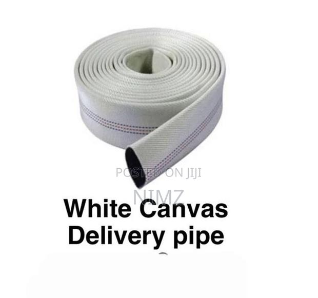 Premier 3 Inch White Canvas Delivery Pipe