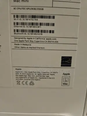 New Desktop Computer Apple Mac Mini M2 8GB Apple M2 SSD 256GB