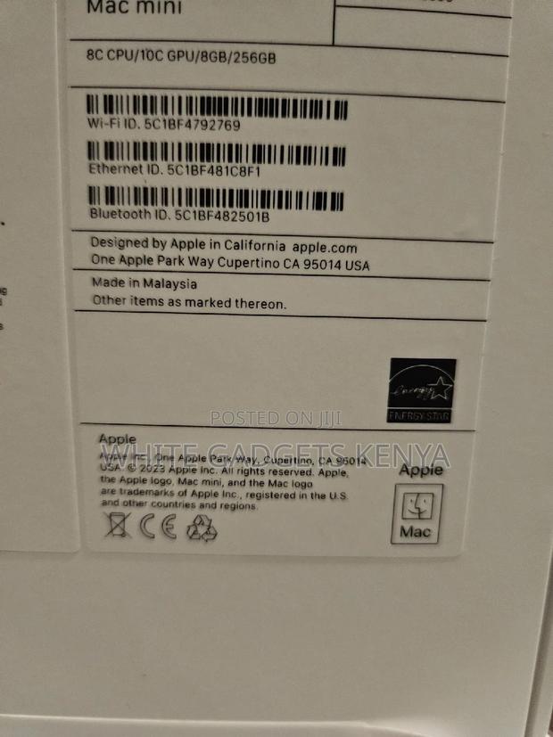 New Desktop Computer Apple Mac Mini M2 8GB Apple M2 SSD 256GB - thumbnail 3