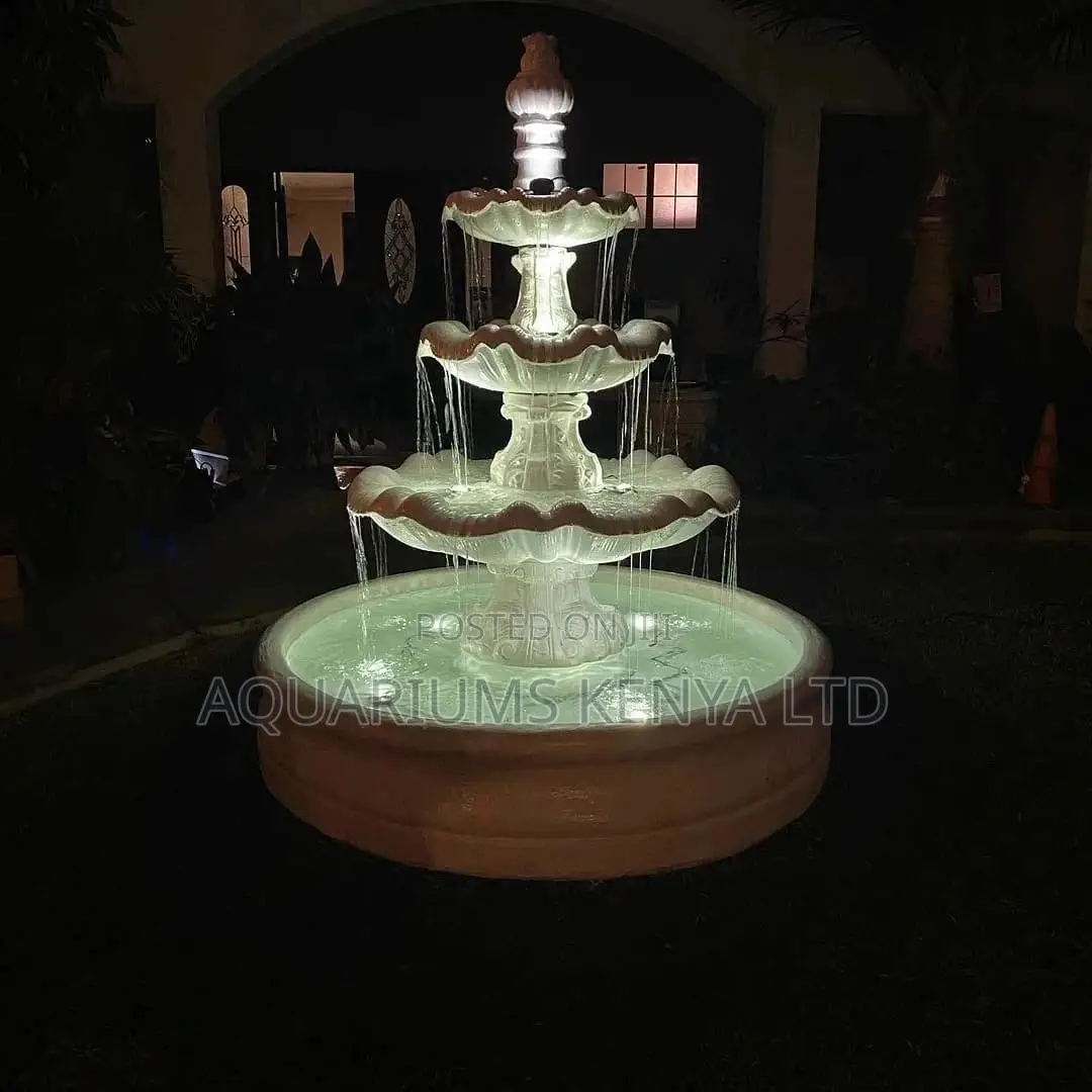 Italian Design Water Fountain Construction and Installation
