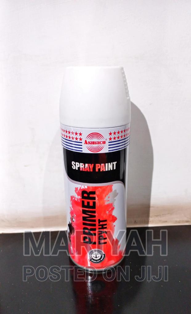 White Primer Spray Paint Can