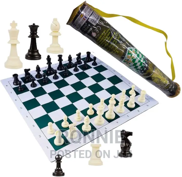 Chess Set Tournament Vinyl Chess Board (55 Cm) With Storage
