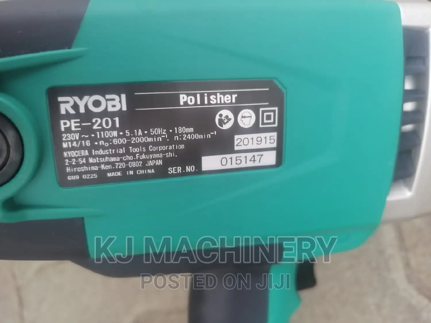 Polisher-230v~1100w-180mm-Industrial