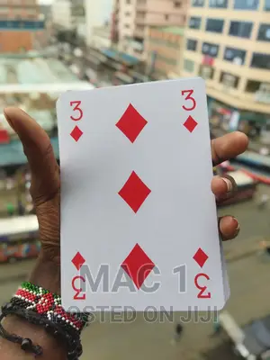 Large Size Plastic Coated Poker Cards