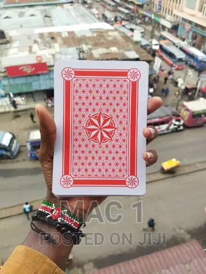 Large Size Plastic Coated Poker Cards