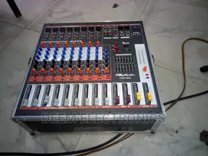 Ally Audio CMX-802 8 Channel Music Mixer Powered With Case