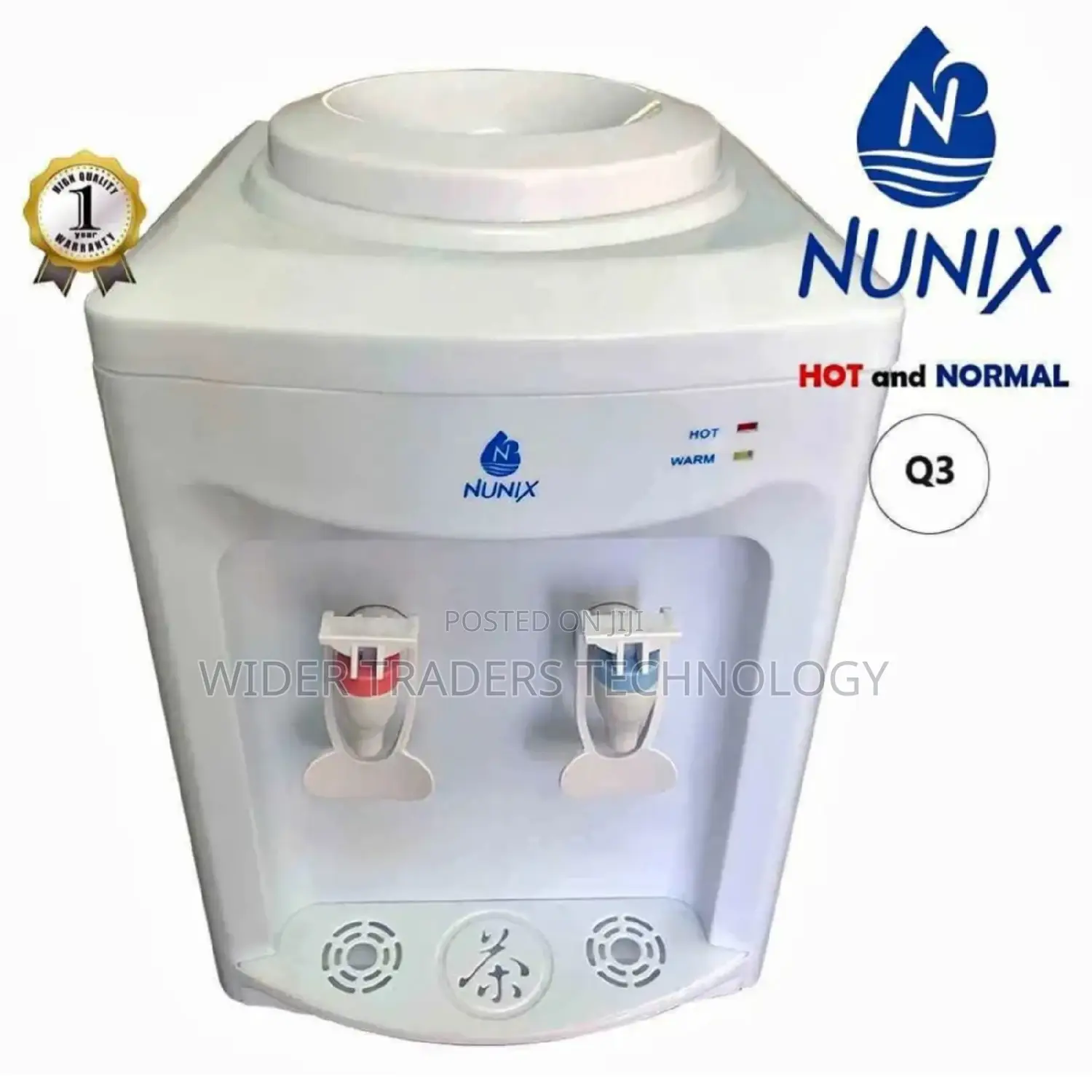 Nunix Q3 Table Top Hot and Normal Water Dispenser