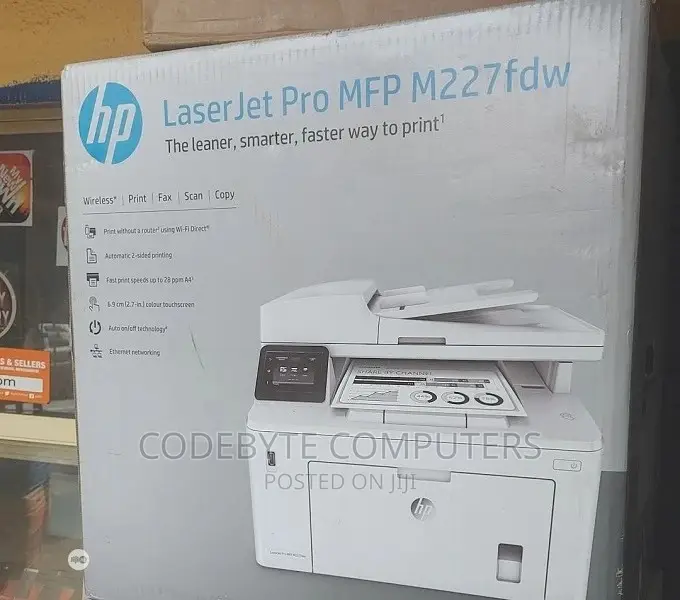 HP Laserjet Pro MFP M227fdw Printer in Nairobi Central Printers