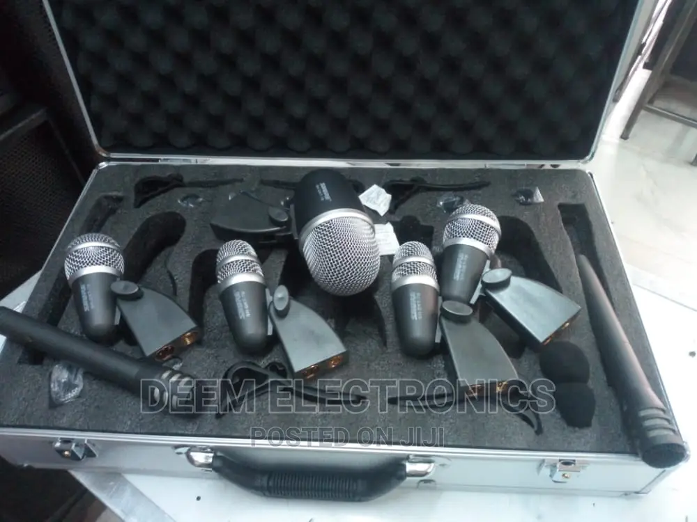 Dynamic Shure Mics for Drumset 7mics