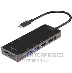 Promate USB-C Hub, 11-in-1 Type-C Multi-Port Adapter.