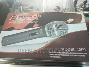 Omax Model:4000 Wired Microphone (4meter Long Cable)