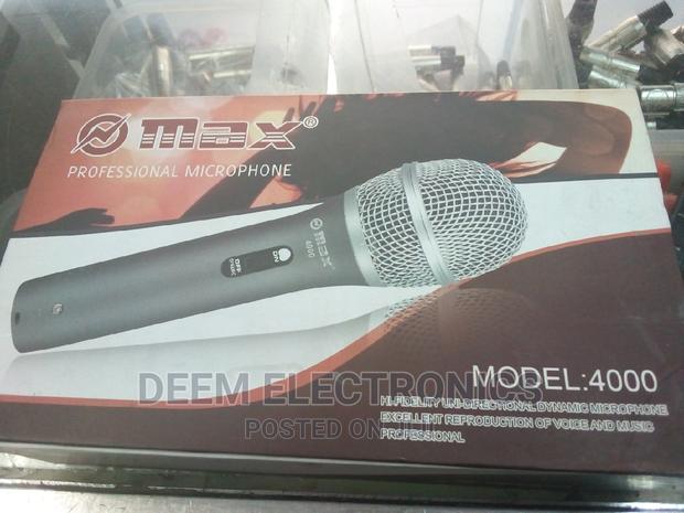 Omax Model:4000 Wired Microphone (4meter Long Cable) - thumbnail 2