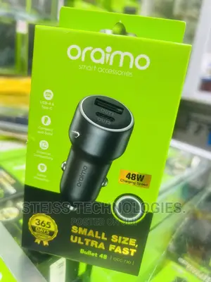 Oraimo Type C Superfast Car Charger.