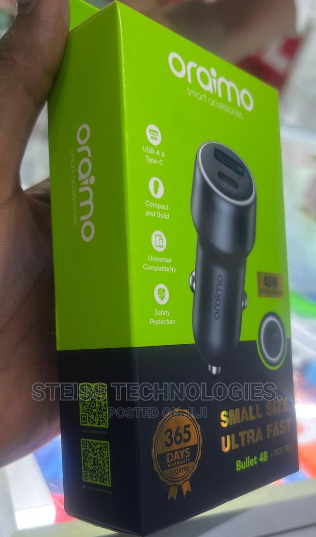 Oraimo Type C Superfast Car Charger. - thumbnail 4