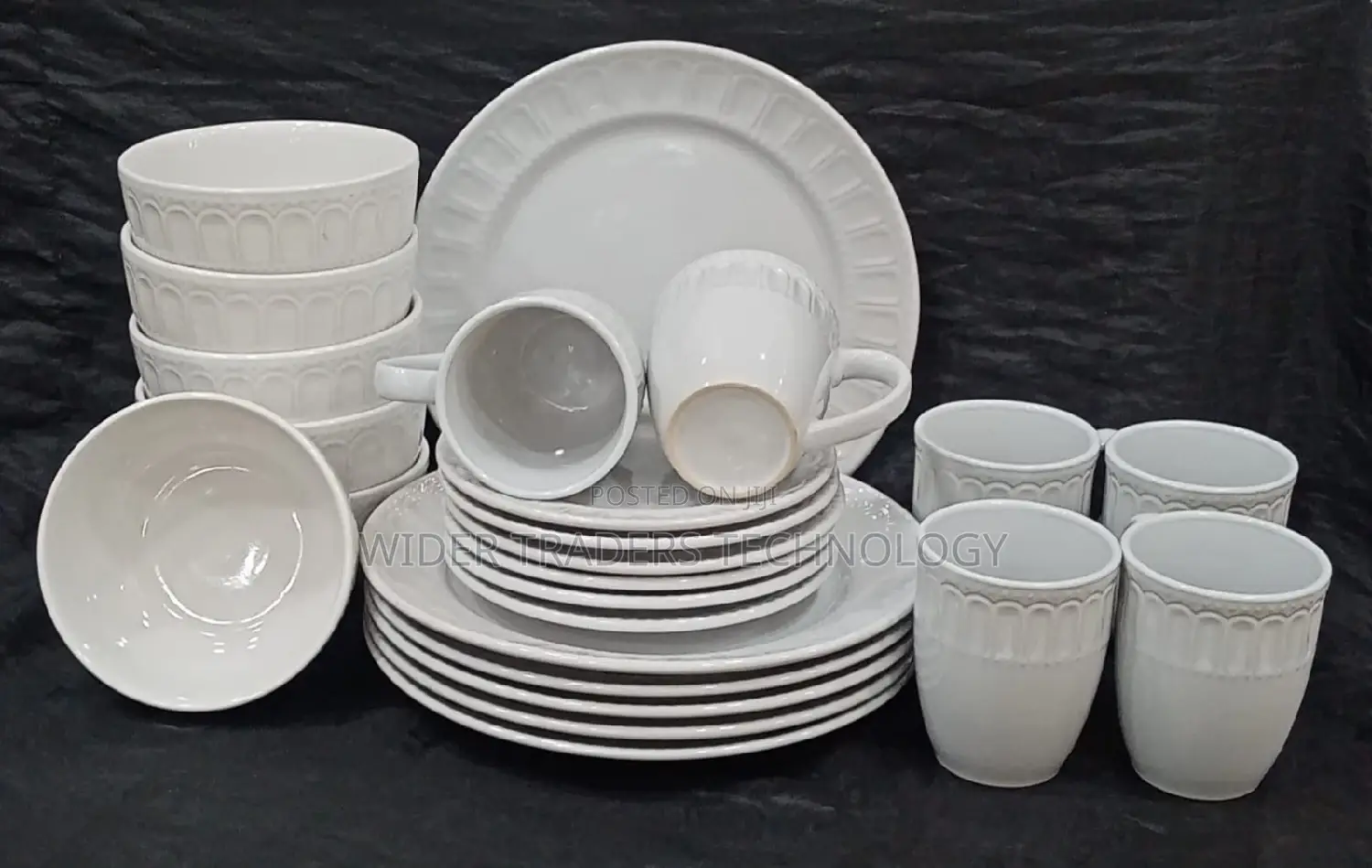 24pc Japanese Dinner Set 6 PCS Mugs
