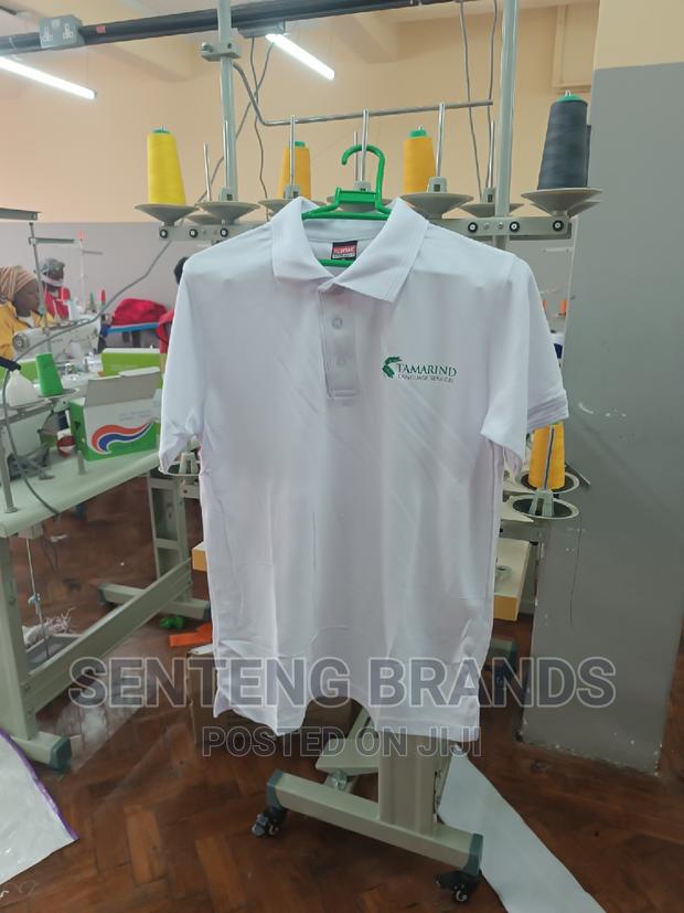 White Polo T-Shirts - thumbnail 2