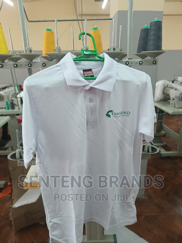 White Polo T-Shirts - thumbnail 4