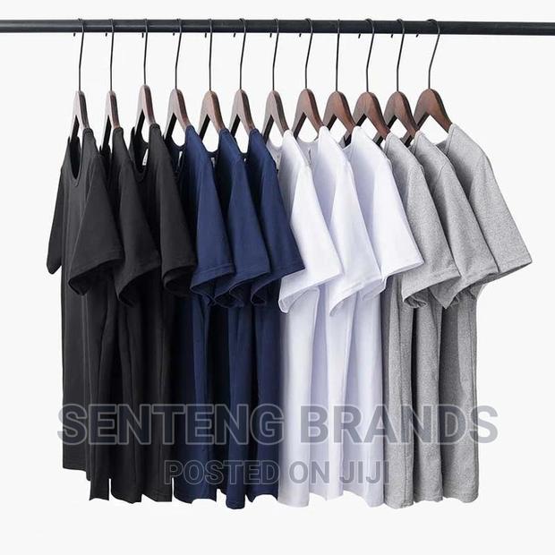 Plain Round Neck T-Shirts - thumbnail 4